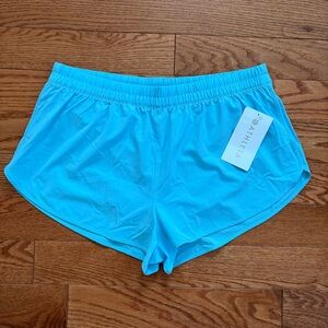 Athleta Sky Blue speedwork short size large